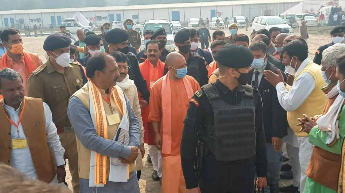 CM Yogi Adityanath visits Gonda
