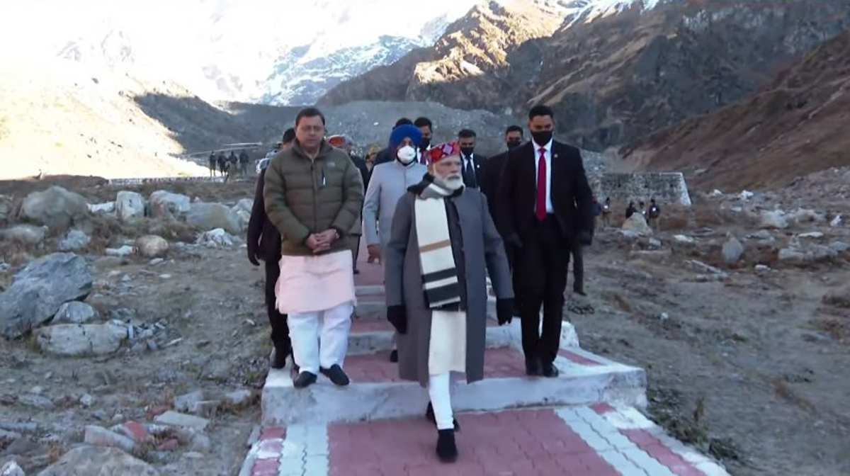 PM Modi visits Kedarnath