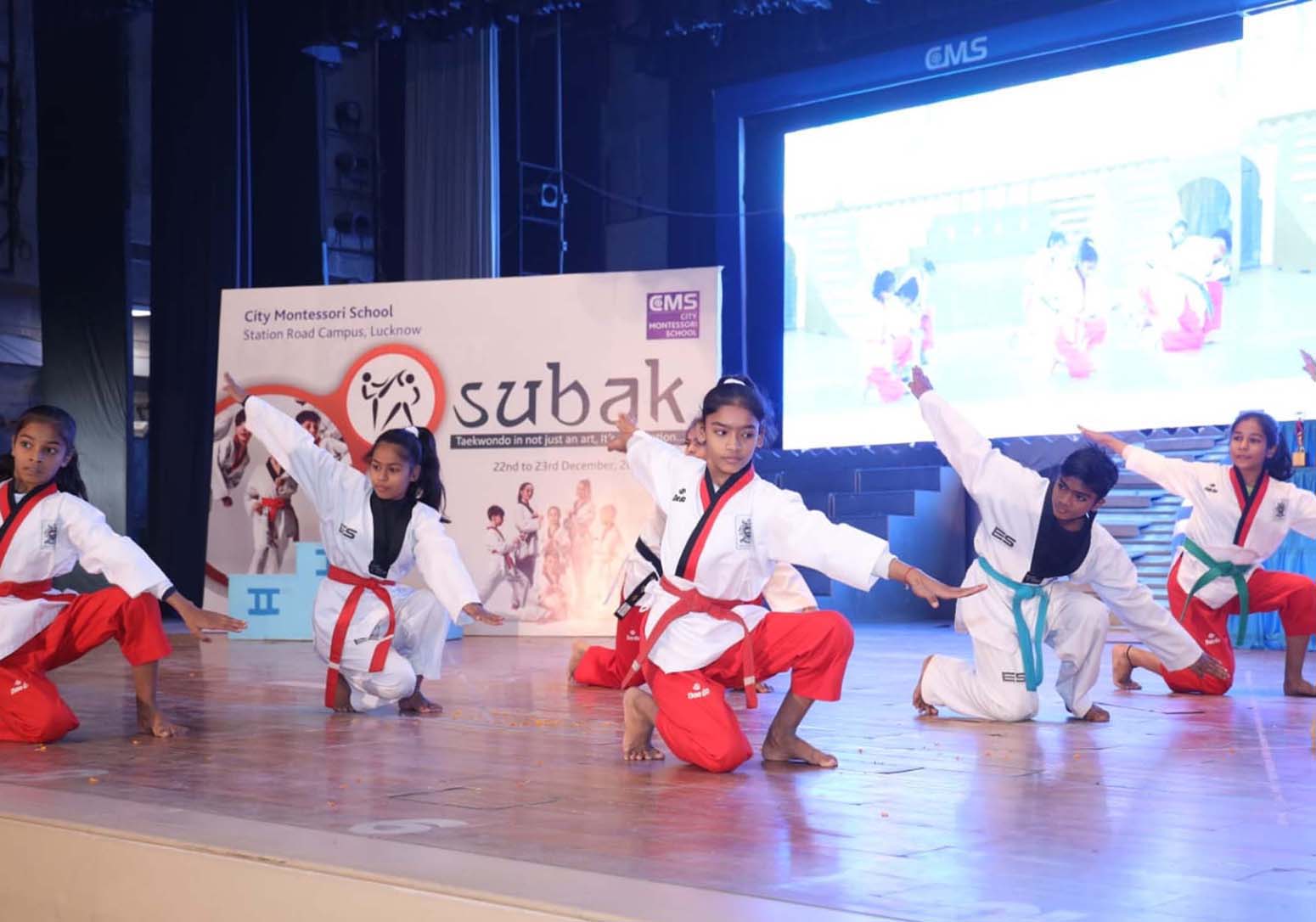 Student participate in Taekwondo championship