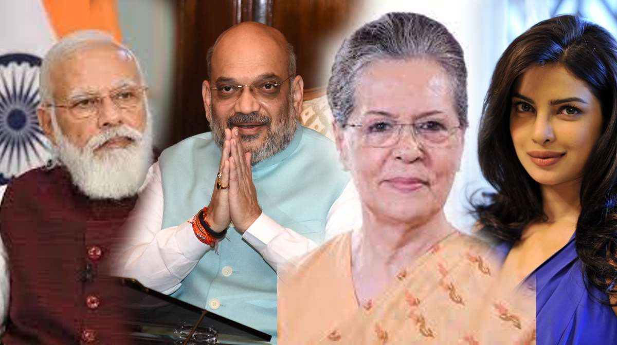 PM Modi, Amit Shah, Priyanka Chopra