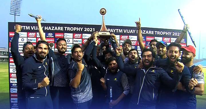 Vijay Hazare Trophy : तमिलनाडु को 11 रनों से हरा हिमाचल प्रदेश पहली बार बना चैंपियन