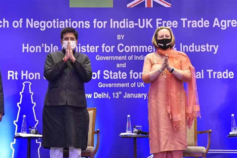 भारत और ब्रिटेन के बीच शुरू हुई व्यापार समझौता वार्ता
