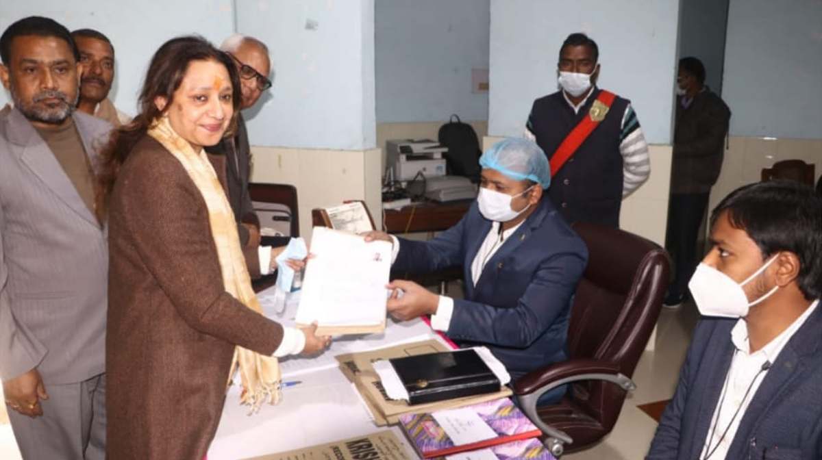 Aradhana Mishra filed nomination