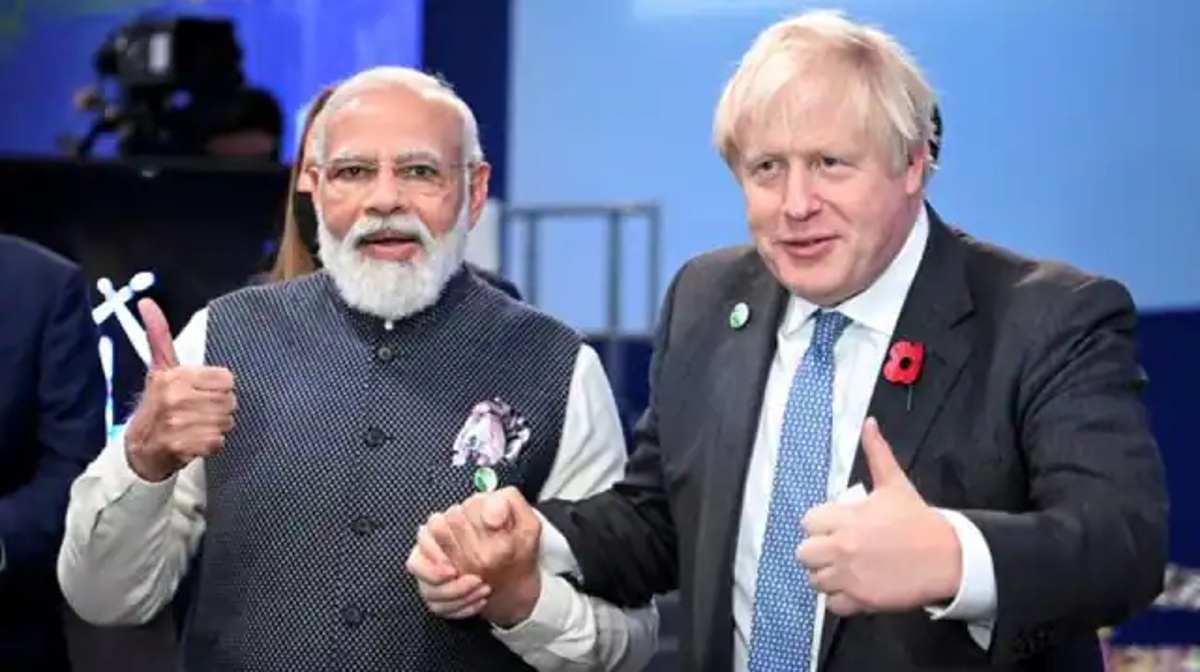 Boris Johnson visits India