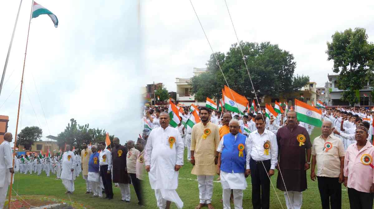 सरस्वती विद्या मंदिर में उल्लास पूर्वक मनाया गया स्वतन्त्रता दिवस