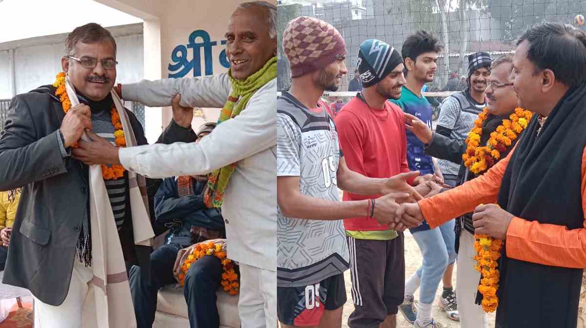 Lucknow News: श्री ब्रह्म देव वॉलीबॉल प्रतियोगिता में एमएससी टिकरा टीम विजयी