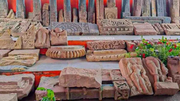 Ayodhya News: राम जन्मभूमि पर हुई खुदाई में मिले मंदिर के अवशेष