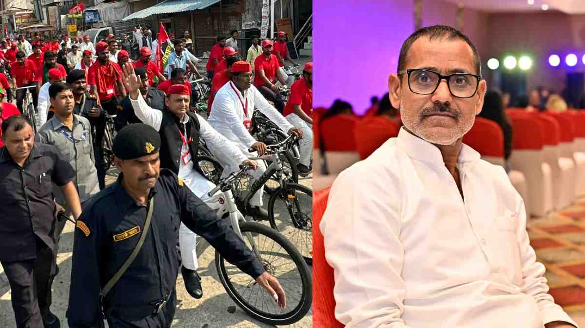 Lucknow: ‘PDA साइकिल यात्रा’ में हार्ट अटैक से सपा नेता की मौत