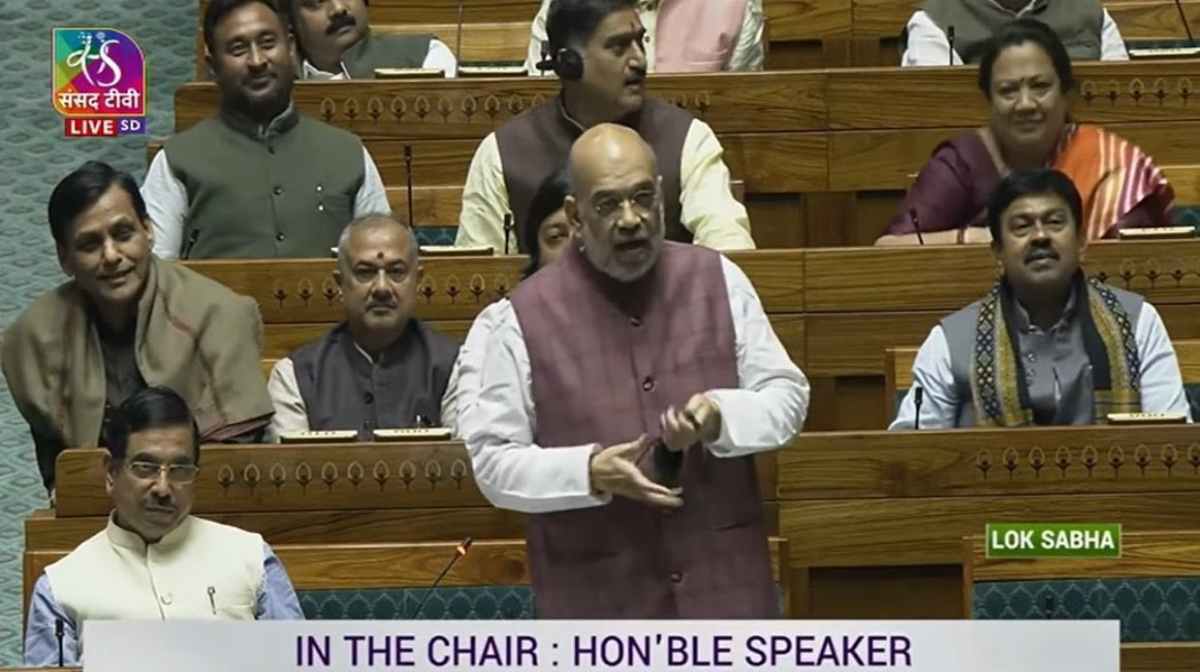 Amit Shah in Lok Sabha