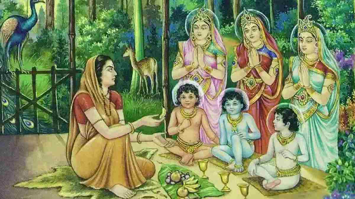 Pauranik Katha: सती अनसुइया के सतीत्व में फंसे त्रिदेव, बालक रूप में लेना पड़ा जन्म