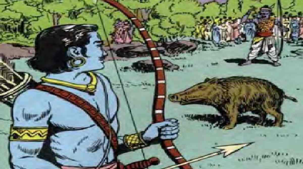 war between Arjun and Lord Shiva