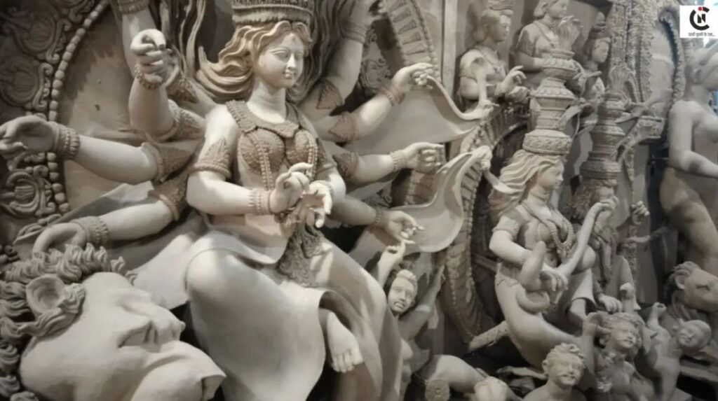 Durga idol made with soil from a prostitute courtyard