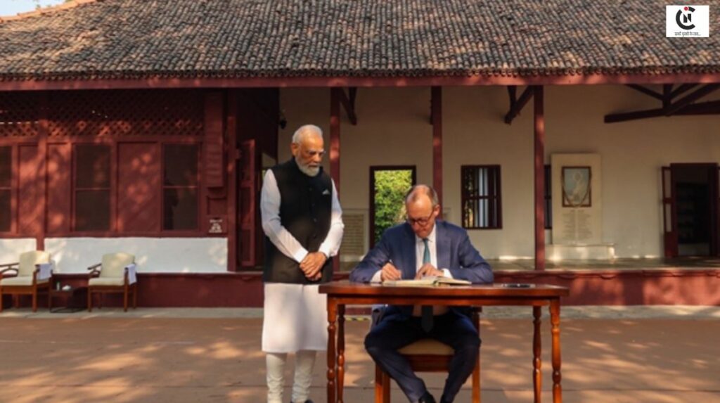 pm modi german chancellor frederick merce