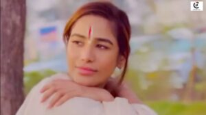 poonam pandey crying at premanand ji maharaj