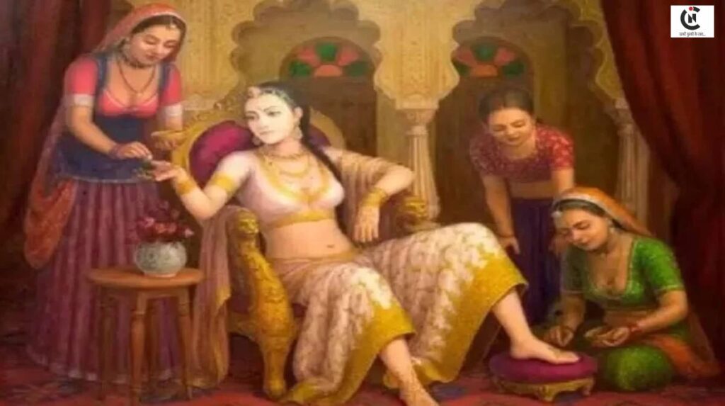 raja ki char rani kahani