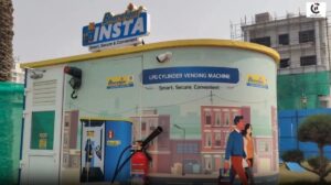 bharat petroleum starts lpg atm