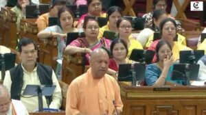 cm yogi slams sp congress women reservation