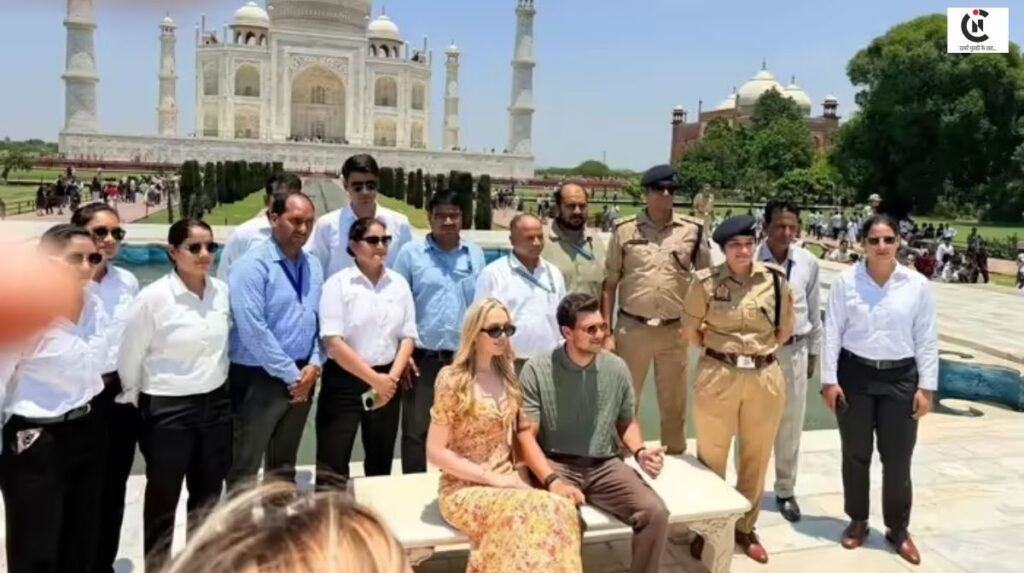 tiffany trump surprise visit taj mahal