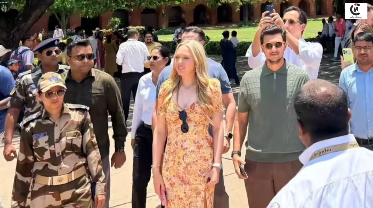 tiffany trump surprise visit taj mahal 