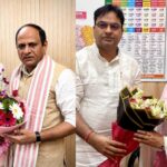 पूर्व ब्लॉक प्रमुख पूर्णांशु ओझा ने BJP के मुख्य प्रवक्ता और उपाध्यक्ष से की मुलाकात, 2027 के महामंथन पर हुई चर्चा