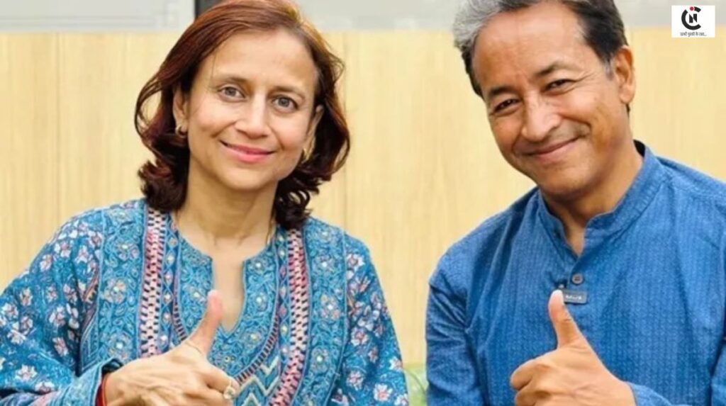 Sonam Wangchuk Wife, Gitanjali J Angmo