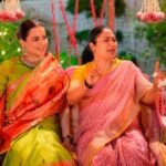 हरियाली तीज पर दिल्ली सीएम के आवास पर दिखा कंगना का पारंपरिक अंदाज