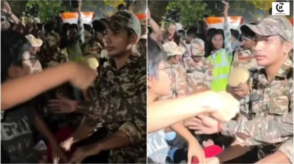 Connaught Place CRPF Jawan Slapped