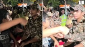 Connaught Place CRPF Jawan Slapped