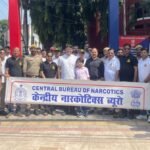 नशे के खिलाफ सड़कों पर उतरा केंद्रीय नारकोटिक्स ब्यूरो, निकाली जागरूकता रैली