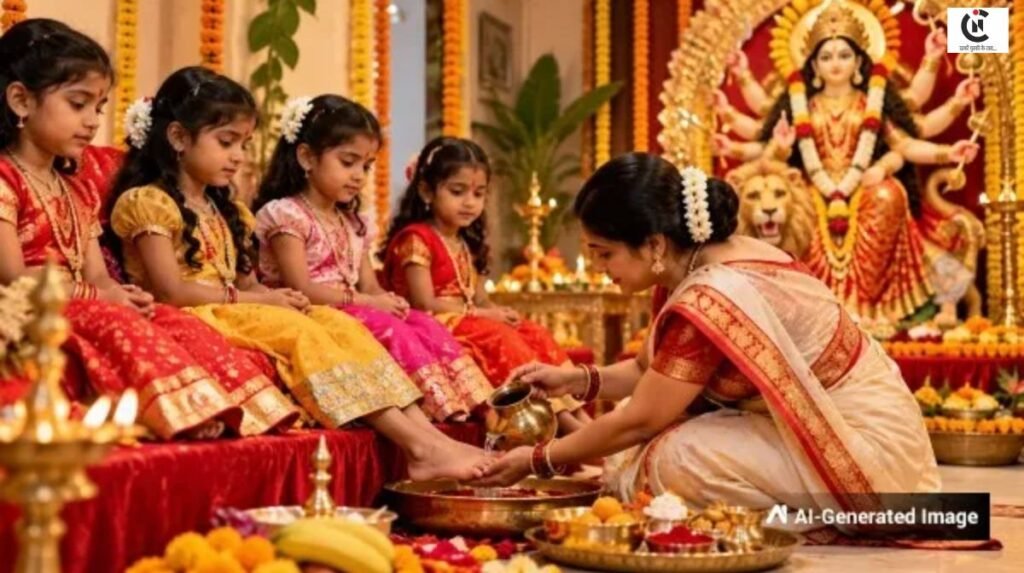 Shardiya Navratri Kanya Pujan